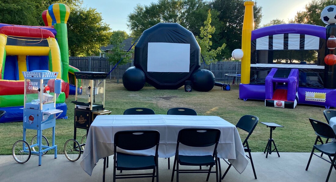 Party rental equipment in Central Texas.
