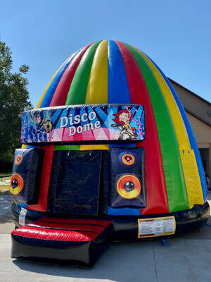 Inflatable adult fun. Inflatable Disco Dome for rent in Central Texas.